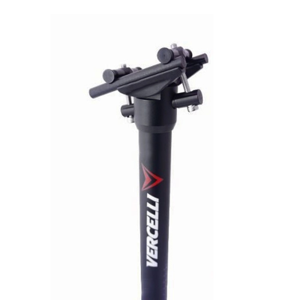 Canote Selim com Carrinho 27,2mm Microajuste 400mm Preto Canote Selim com Carrinho 27,2mm Microajuste 400mm Preto