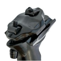 Canote Selim com Carrinho 31,6mm Microajuste 400mm Preto