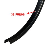 Aro 20x1.75 36F Cross Alum Preto