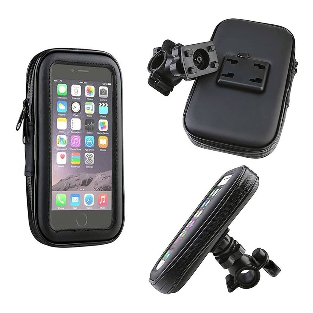 Bolsa Celular Bike Smartphone Ajuste 360 Graus Grande Bolsa Celular Bike Smartphone Ajuste 360 Graus Grande