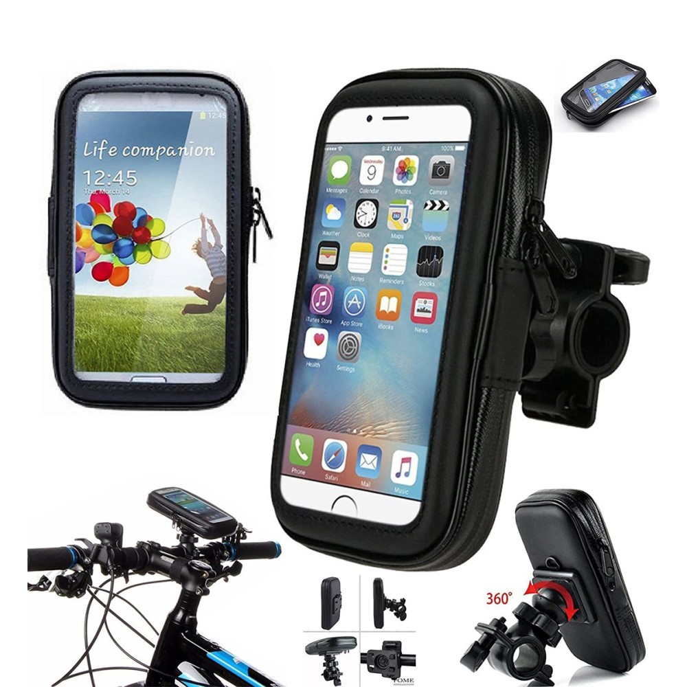 Bolsa Celular Bike Smartphone Ajuste 360 Graus Grande Bolsa Celular Bike Smartphone Ajuste 360 Graus Grande
