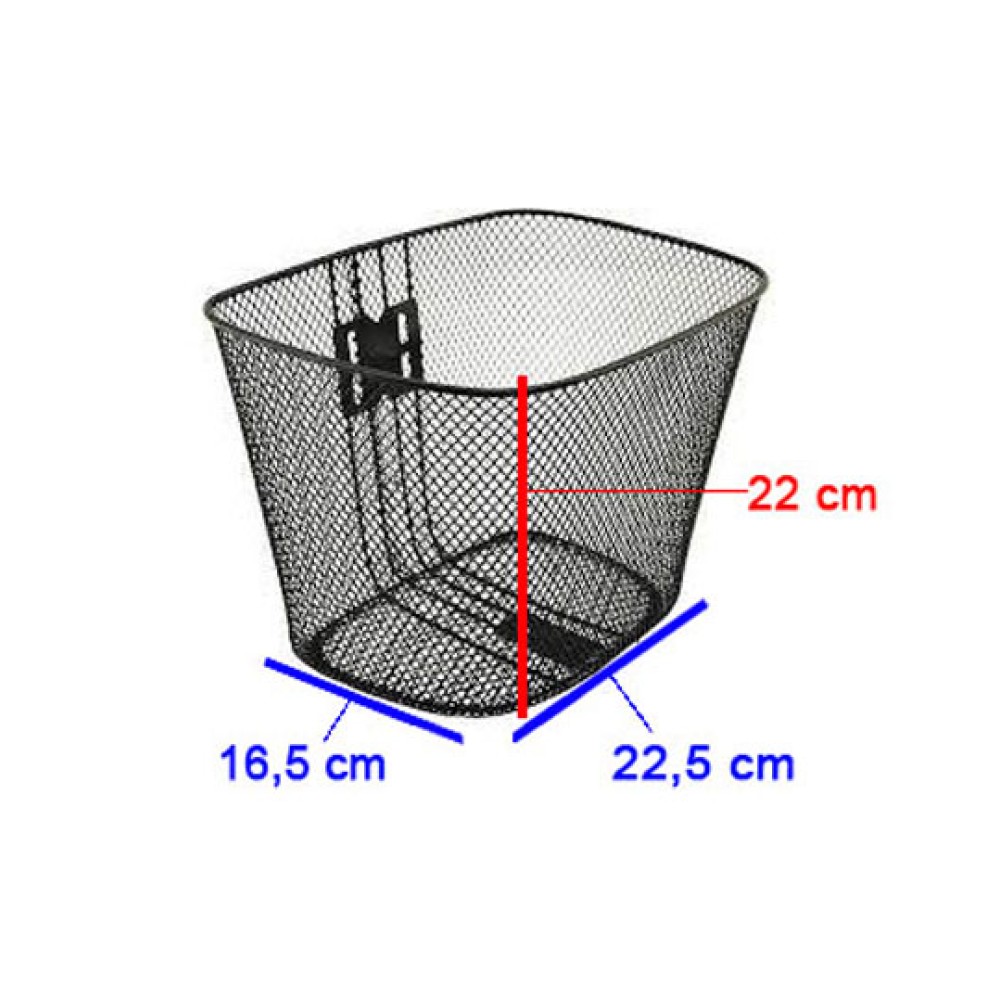 Cesta Cestinha Aramada Bicicleta 24/26 Media Branco Cesta Cestinha Aramada Bicicleta 24/26 Media Branco