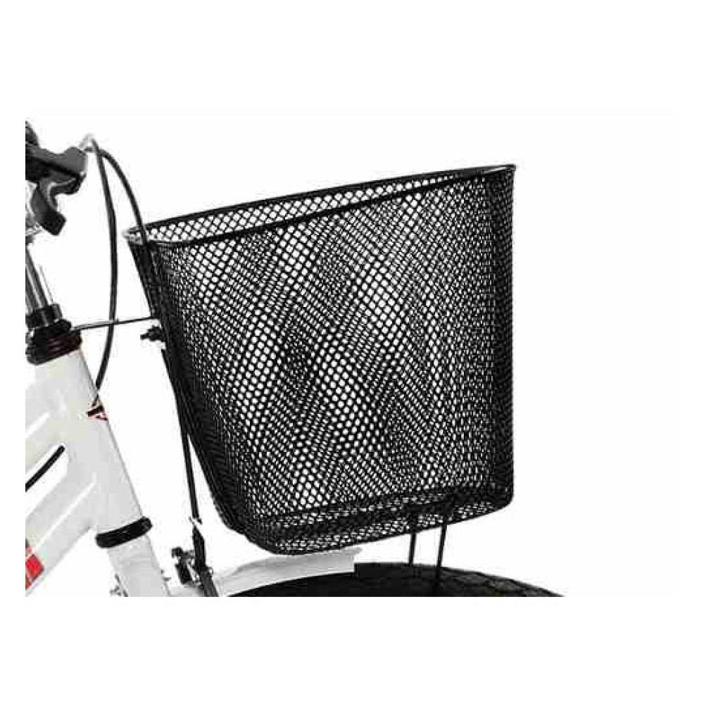 Cesta Cestinha Aramada Bicicleta 24/26 Media Branco Cesta Cestinha Aramada Bicicleta 24/26 Media Branco
