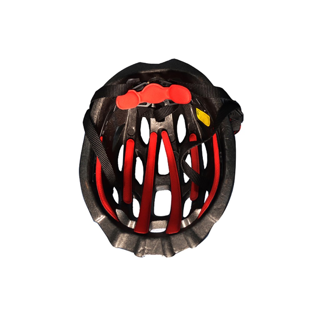 Capacete Ciclismo Ballistech C/ Led Preto Fosco C/ Vermelho Capacete Ciclismo Ballistech C/ Led Preto Fosco C/ Vermelho