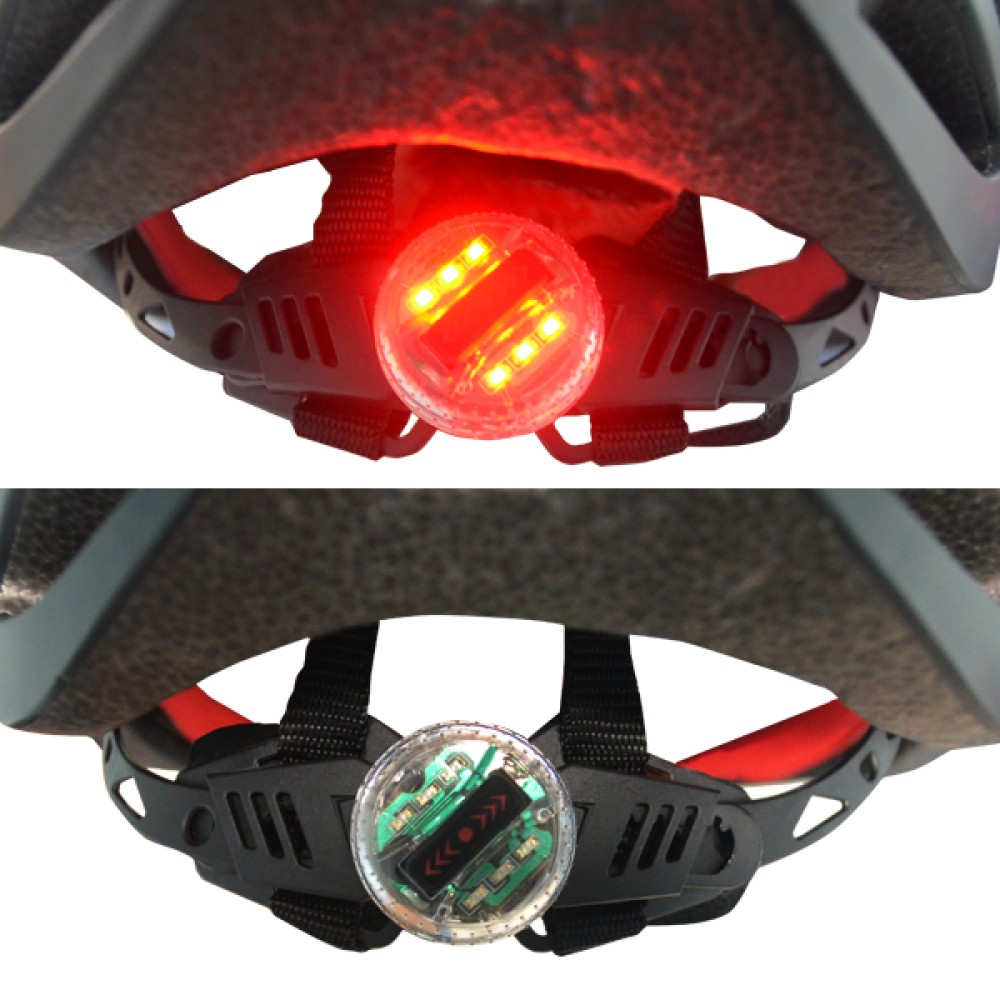Capacete Ciclismo Ballistech C/ Led Preto Fosco Listrado Capacete Ciclismo Ballistech C/ Led Preto Fosco Listrado