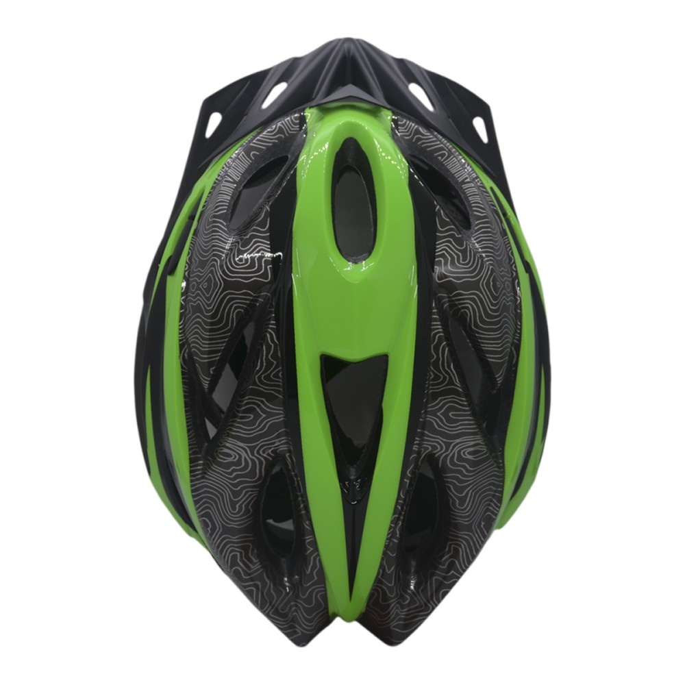 Capacete Ciclismo Element DG-040 C/ Led Adulto Grande Verde Capacete Ciclismo Element DG-040 C/ Led Adulto Grande Verde