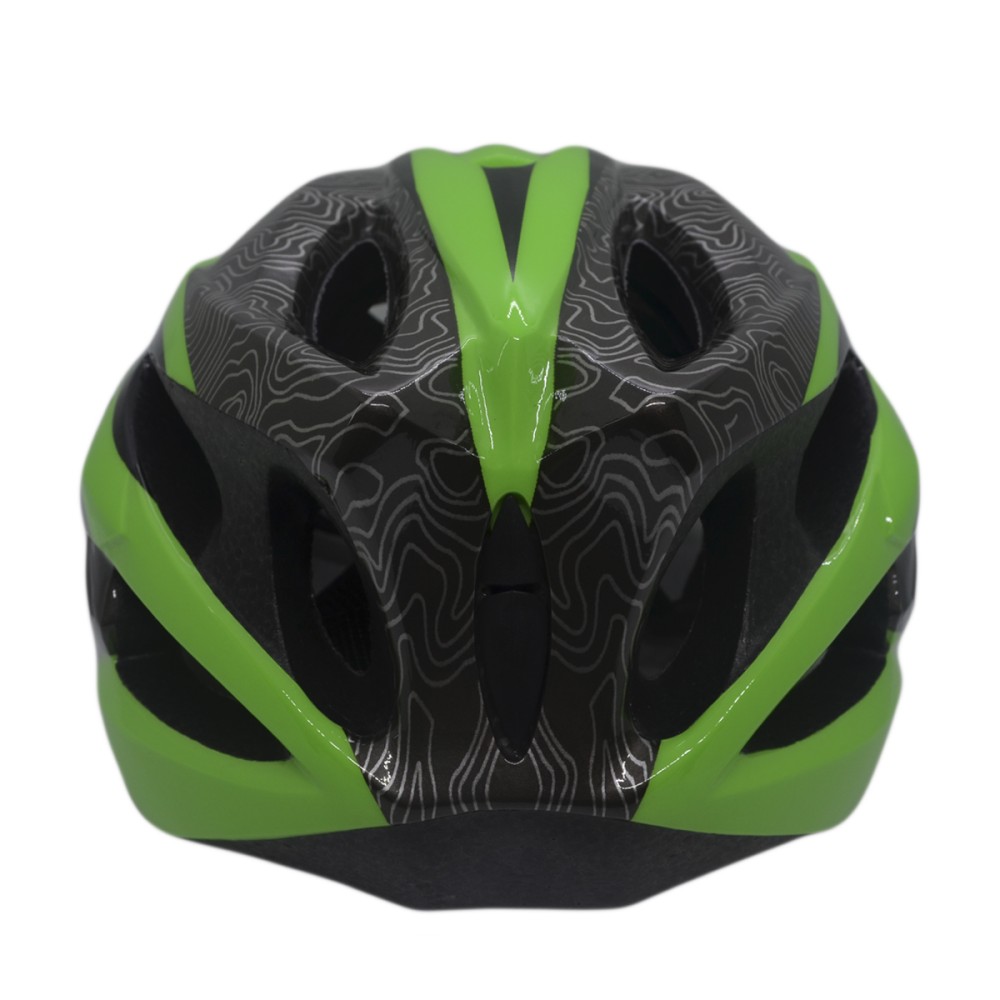 Capacete Ciclismo Element DG-040 C/ Led Adulto Grande Verde Capacete Ciclismo Element DG-040 C/ Led Adulto Grande Verde
