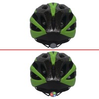 Capacete Ciclismo Element DG-040 C/ Led Adulto Grande Verde