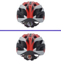 Capacete Ciclismo Adulto Vicinitech WT-012 Led Preto Verm Br
