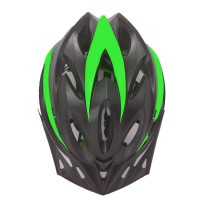 Capacete Ciclismo Vicinitech Médio WT-012 Led Preto Verde