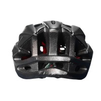 Capacete Ciclismo Ballistech C/ Led Preto Fosco C/ Rosa