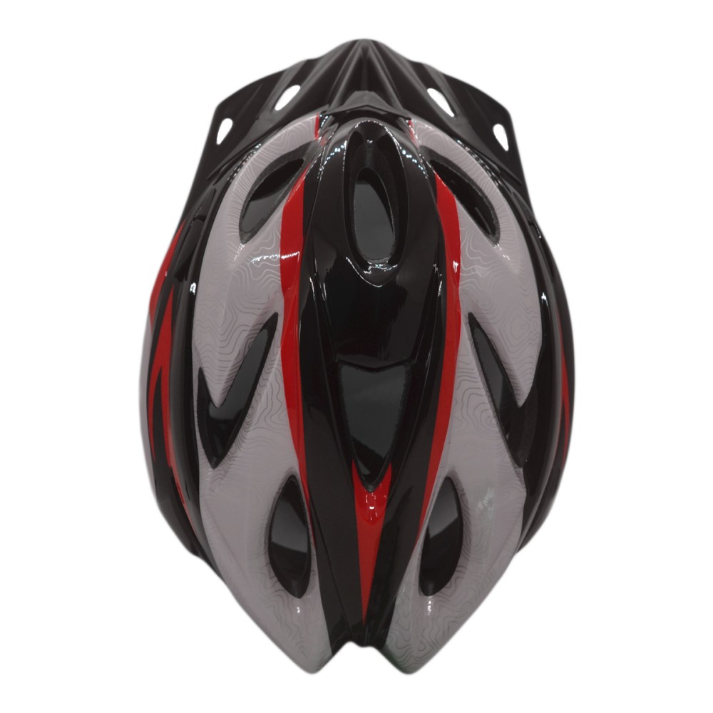Capacete Ciclismo Element DG-037 C/ Led Adulto Grande Verm Capacete Ciclismo Element DG-037 C/ Led Adulto Grande Verm