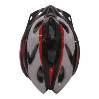 Capacete Ciclismo Element DG-037 C/ Led Adulto Grande Verm