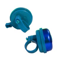 Campainha Média Trim-Trim Aço Azul