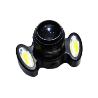 Farol Lanterna Bike DY8062 Ajuste Cabeça LED Recarregável