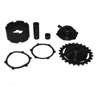 Catraca Diferencial Kit Triciclo Bicicleta Roda Livre 24 Dentes
