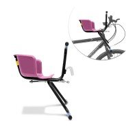 Cadeirinha Criança Bicicleta Assento Stilo C/ Cinto Rosa