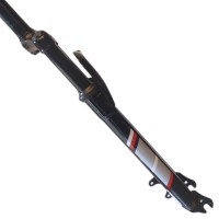 Garfo 29 Suspensão Aço Ahead 80mm Bikemaxx Disc S/Pino Preto