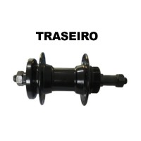 Par de Cubos DT/TR Rosca Disco Aluminio GTS TEC 36F Preto