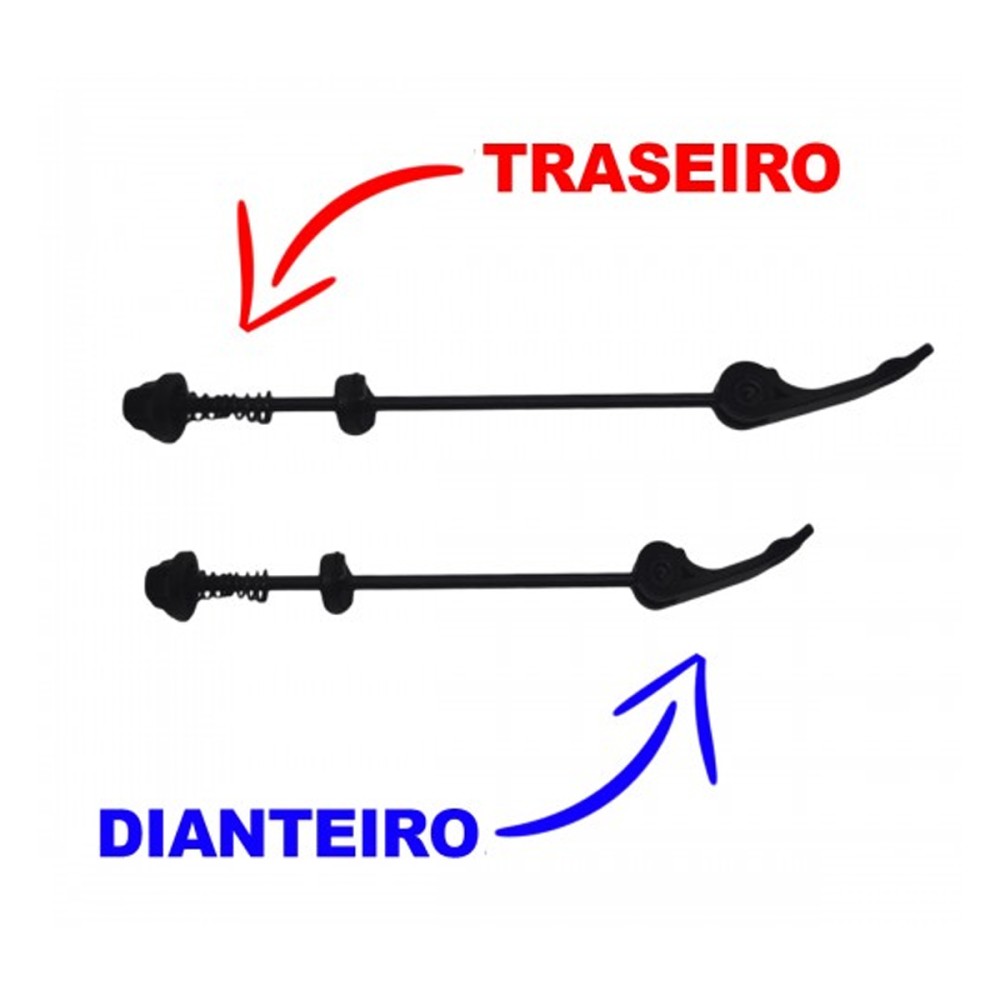 Par de Cubos DT/TR Rosca Disco Aluminio GTS TEC 36F Preto Par de Cubos DT/TR Rosca Disco Aluminio GTS TEC 36F Preto