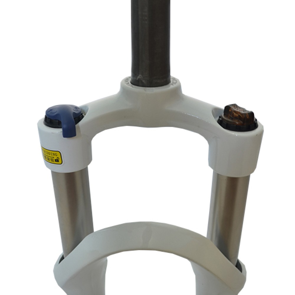Garfo 29 Suspensao Alum Ahead 100mm PM -Trava SDV MLO Branco Garfo 29 Suspensao Alum Ahead 100mm PM -Trava SDV MLO Branco
