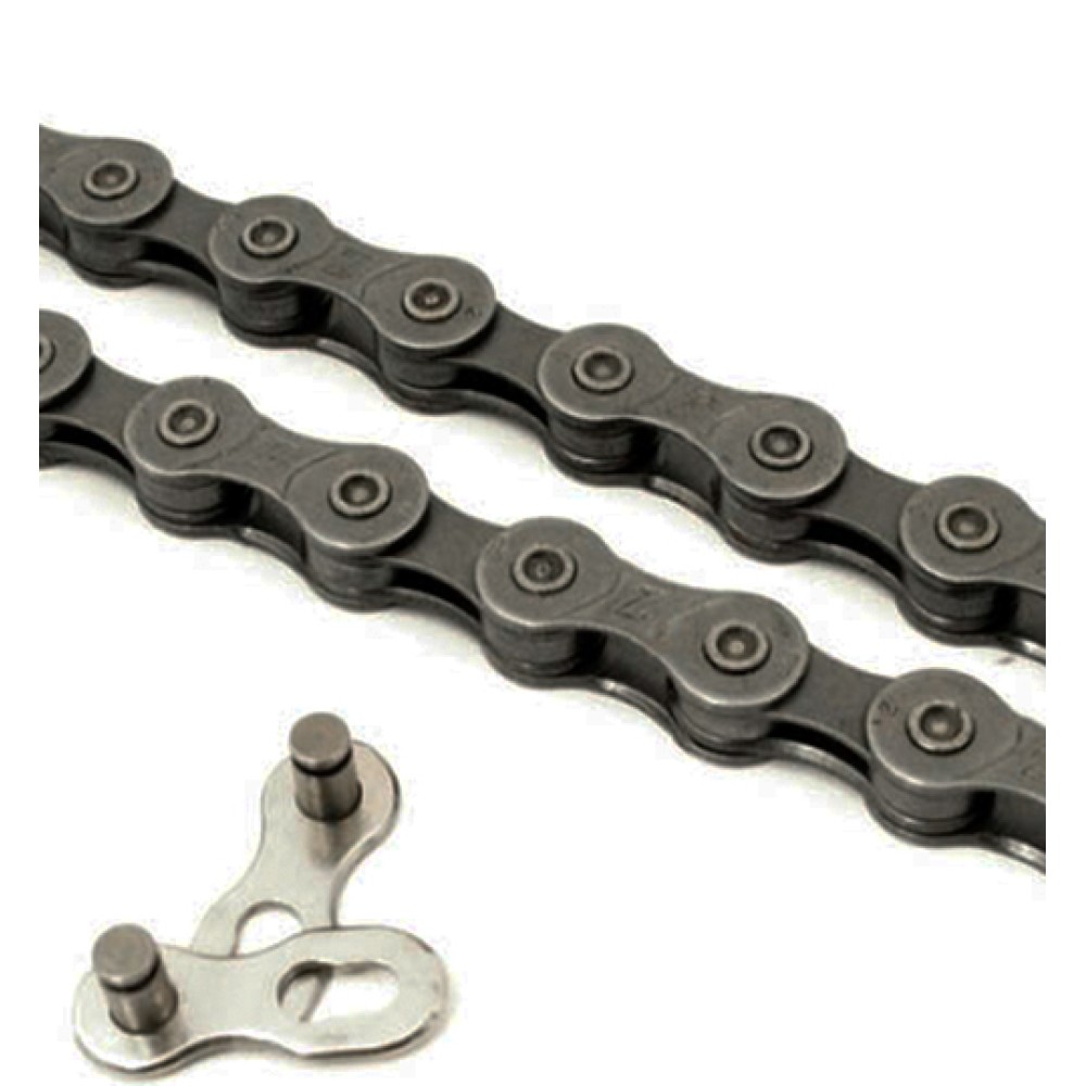Corrente 1/2x11/128 Fina Index Super 9v 116L com PowerLink Cinza Corrente 1/2x11/128 Fina Index Super 9v 116L com PowerLink Cinza