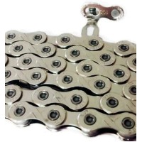Corrente 1/2x11/128 Fina Index X10 10v 116L com PowerLink Cinza