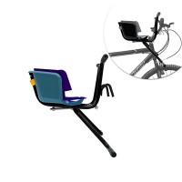 Cadeirinha Criança Bicicleta Assento Luxo C/ Cinto Azul