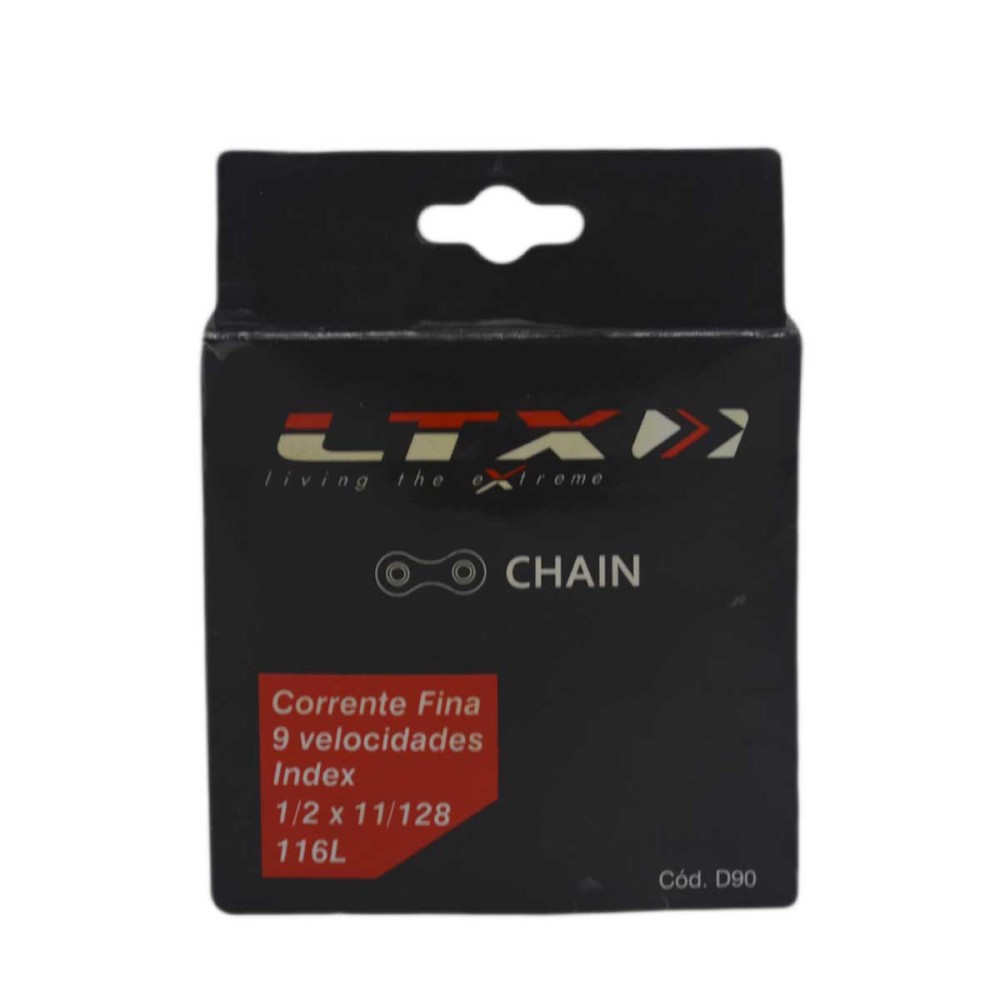 Corrente 1/2x11/128 Fina Index D90 9v 116L Index Cinza Corrente 1/2x11/128 Fina Index D90 9v 116L Index Cinza