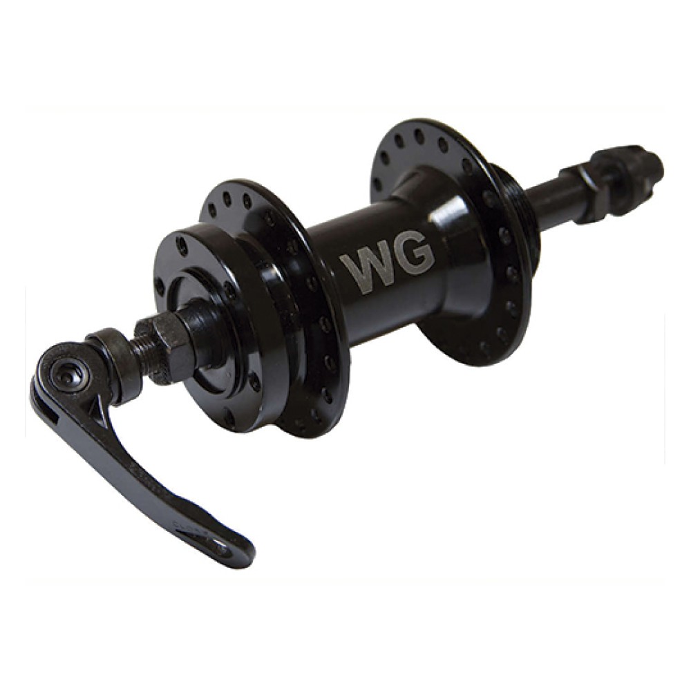 Cubo Traseiro Disco 7/8v Aluminio 36 Furos WG Rosca Preto