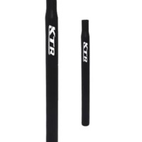 Canote Selim Reto Aluminio 27,2mm KTR 350mm Preto