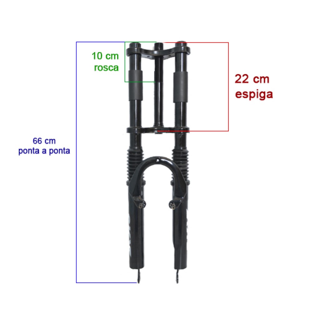 Garfo Suspensão Amortecedor 24 Big Gordo Dh Standard Skynano Garfo Suspensão Amortecedor 24 Big Gordo Dh Standard Skynano