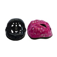 Capacete Ciclismo Infantil Kids Diversao Pink Com Branco