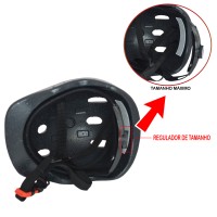 Capacete Ciclismo Bike Infantil Kids Raio Preto Com Rosa