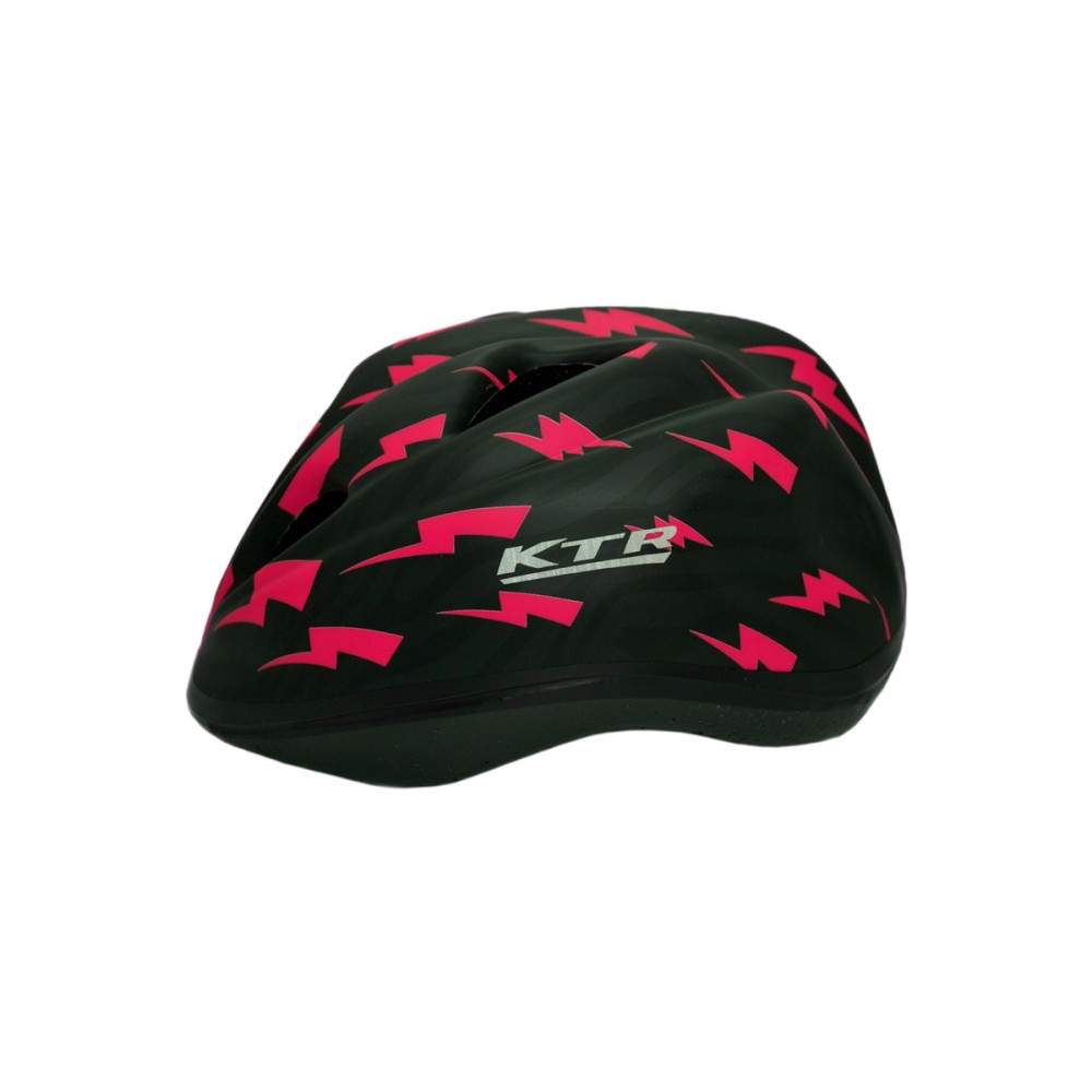 Capacete Ciclismo Bike Infantil Kids Raio Preto Com Rosa Capacete Ciclismo Bike Infantil Kids Raio Preto Com Rosa