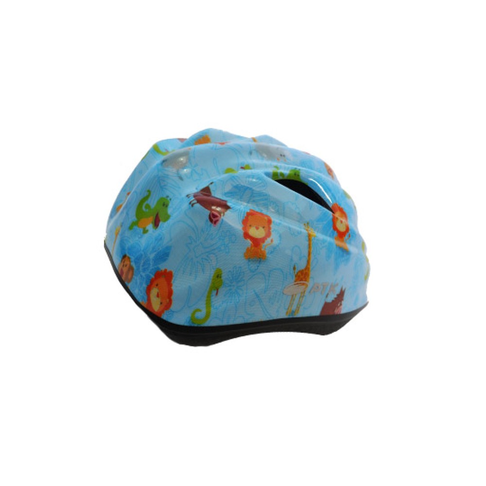 Capacete Ciclismo Infantil Kids Cromia Azul Safari Capacete Ciclismo Infantil Kids Cromia Azul Safari