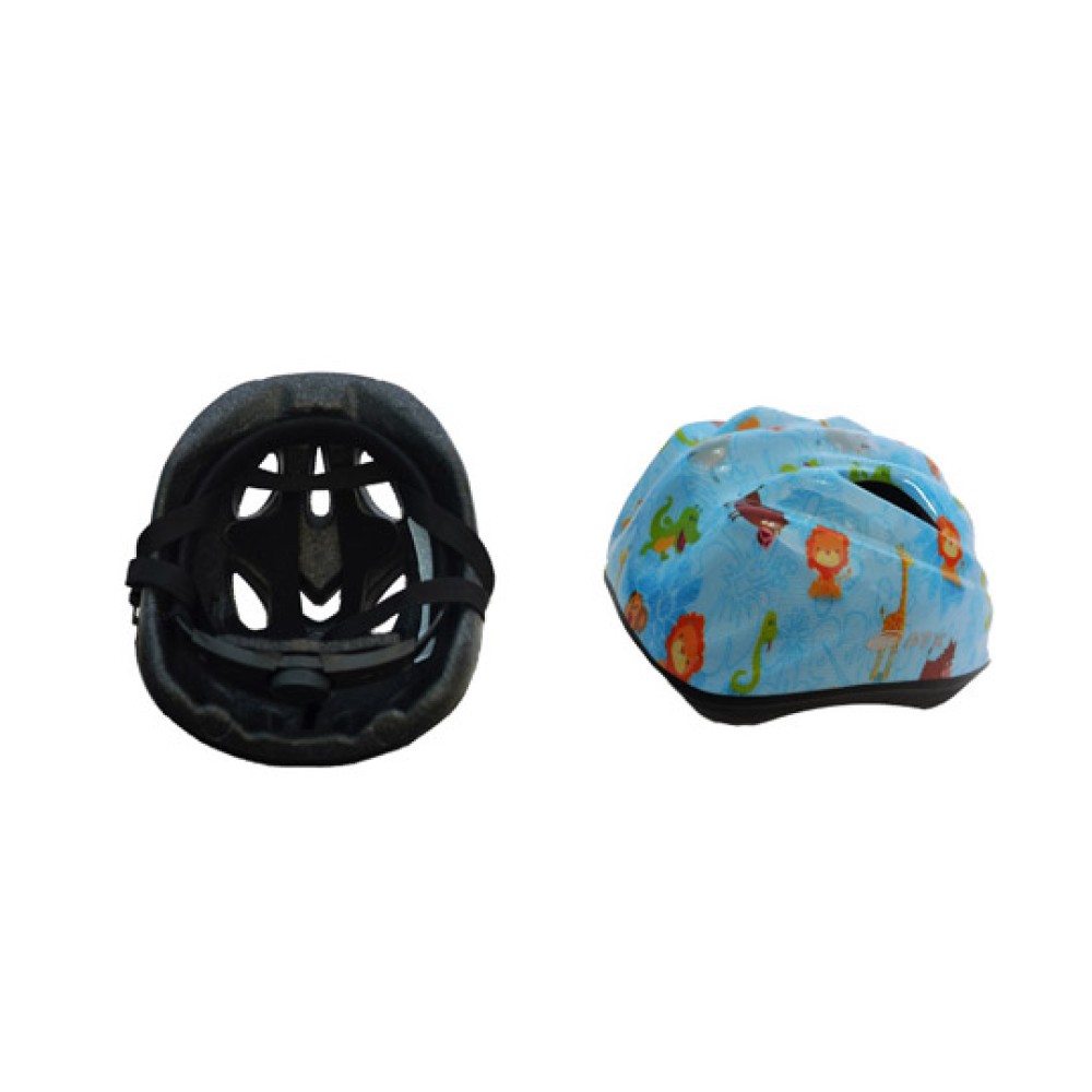 Capacete Ciclismo Infantil Kids Cromia Azul Safari Capacete Ciclismo Infantil Kids Cromia Azul Safari