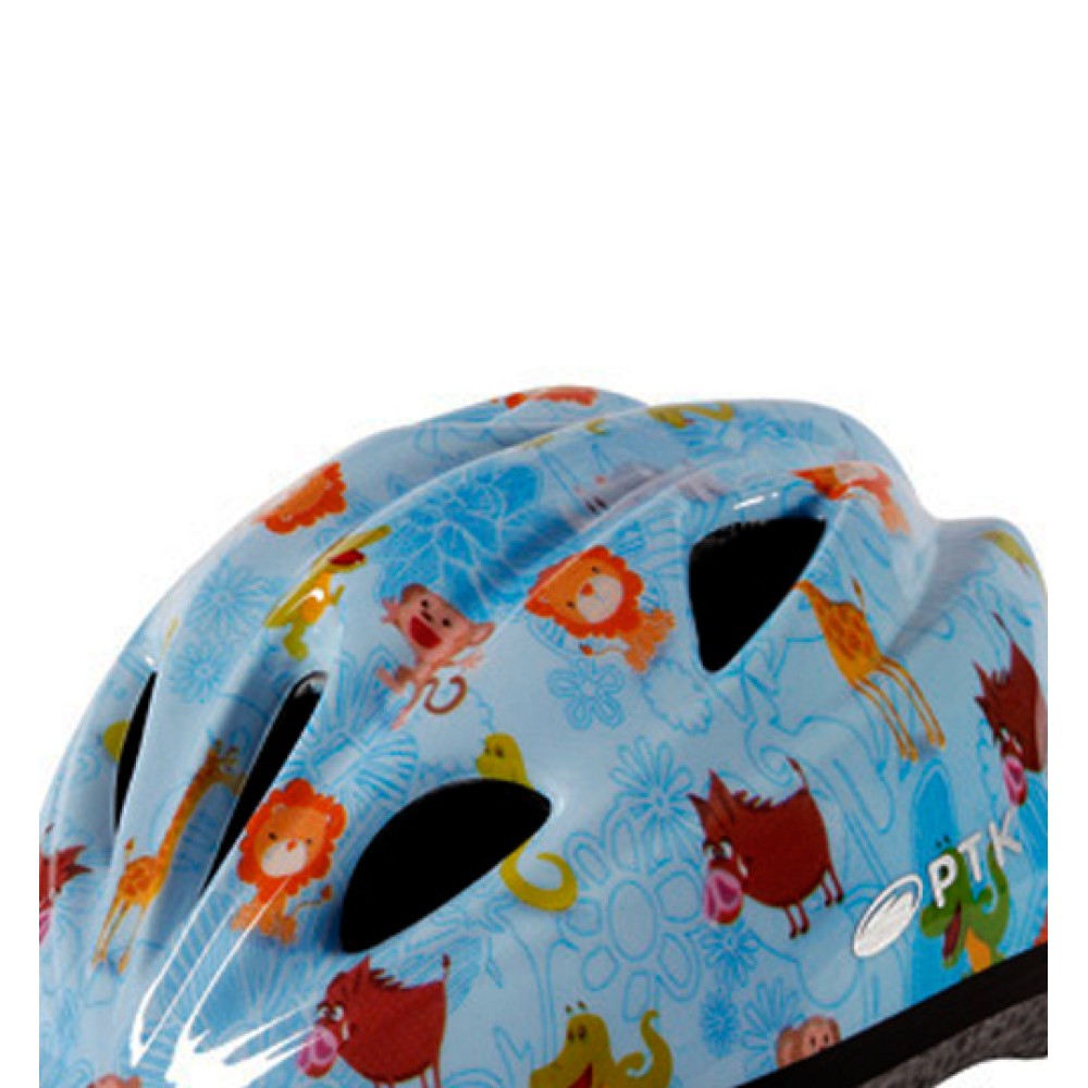 Capacete Ciclismo Infantil Kids Cromia Azul Safari Capacete Ciclismo Infantil Kids Cromia Azul Safari