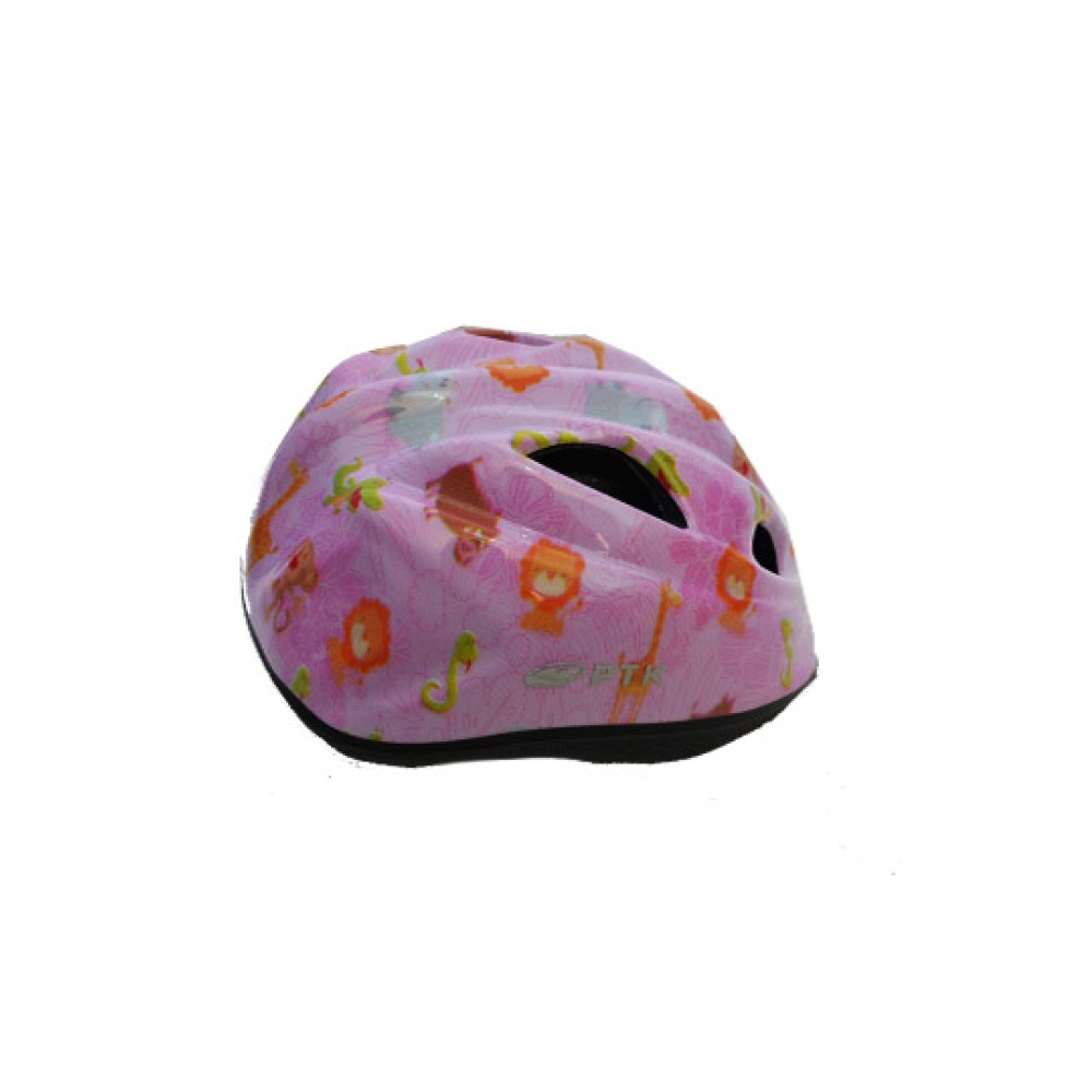 Capacete Ciclismo Infantil Kids Cromia Rosa Safari Capacete Ciclismo Infantil Kids Cromia Rosa Safari