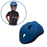 Capacete Ciclismo Bike Infantil Kids Fosco Azul Fosco