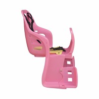 Cadeirinha Criança Bicicleta Traseira Bagageiro JS-048 Rosa