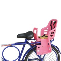 Cadeirinha Criança Bicicleta Traseira Bagageiro JS-048 Rosa