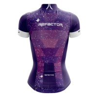 Camisa Ciclismo Refactor Universe Tam. P Rosa
