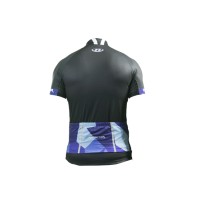 Camisa Ciclismo Pro Abstract Tam. Medio Azul C/ Preto