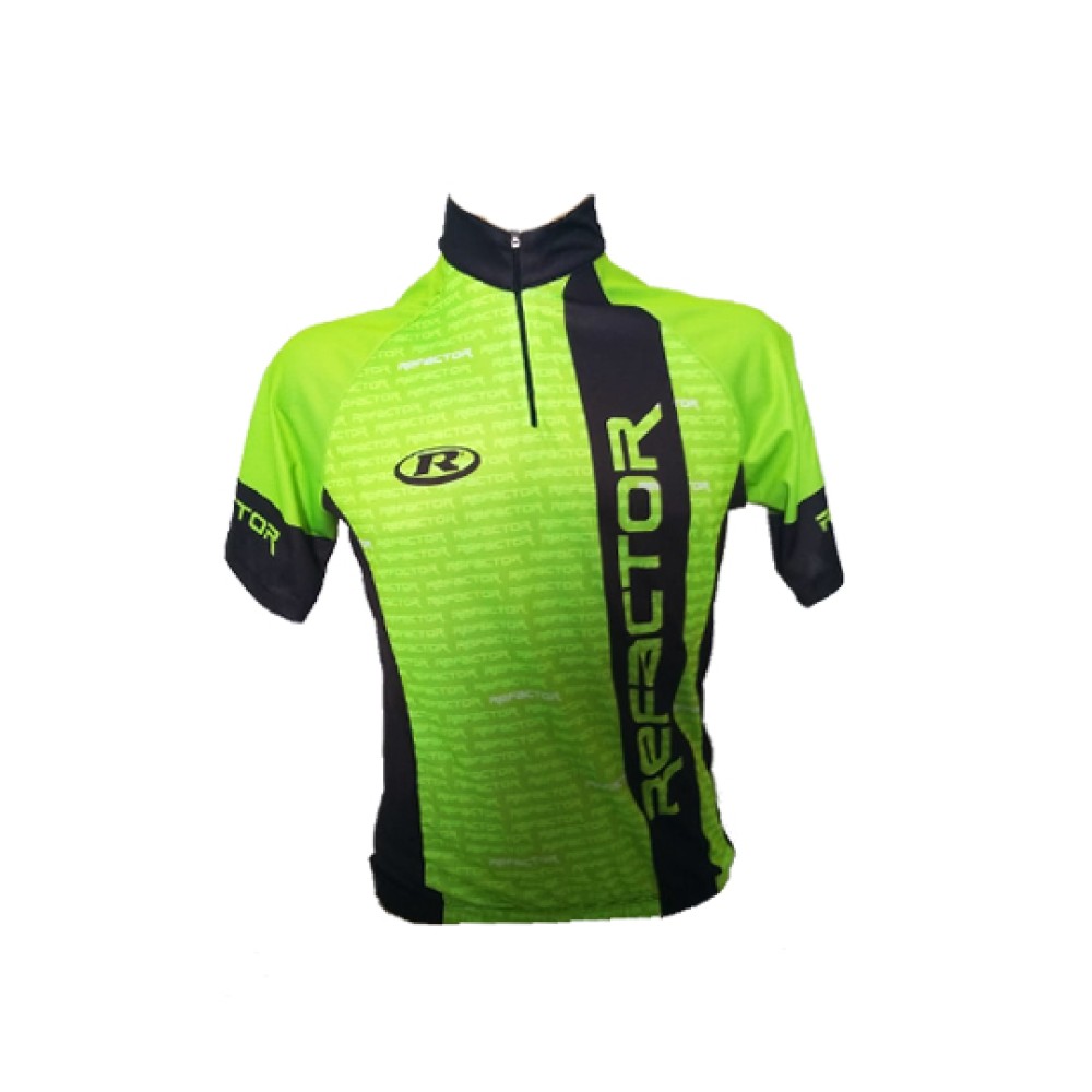 Camisa Ciclismo Refactor Word Tam. GG Amarelo C/ Preto