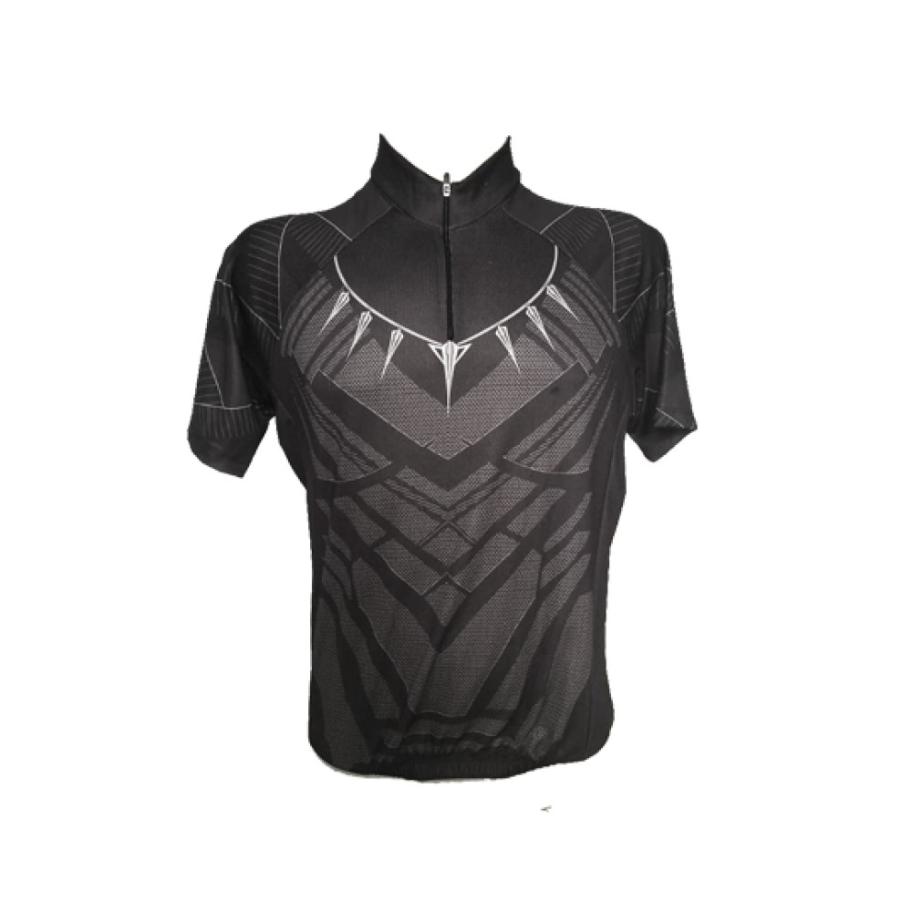 Camisa Ciclismo Refactor Pantera Negra Tam. G Preto