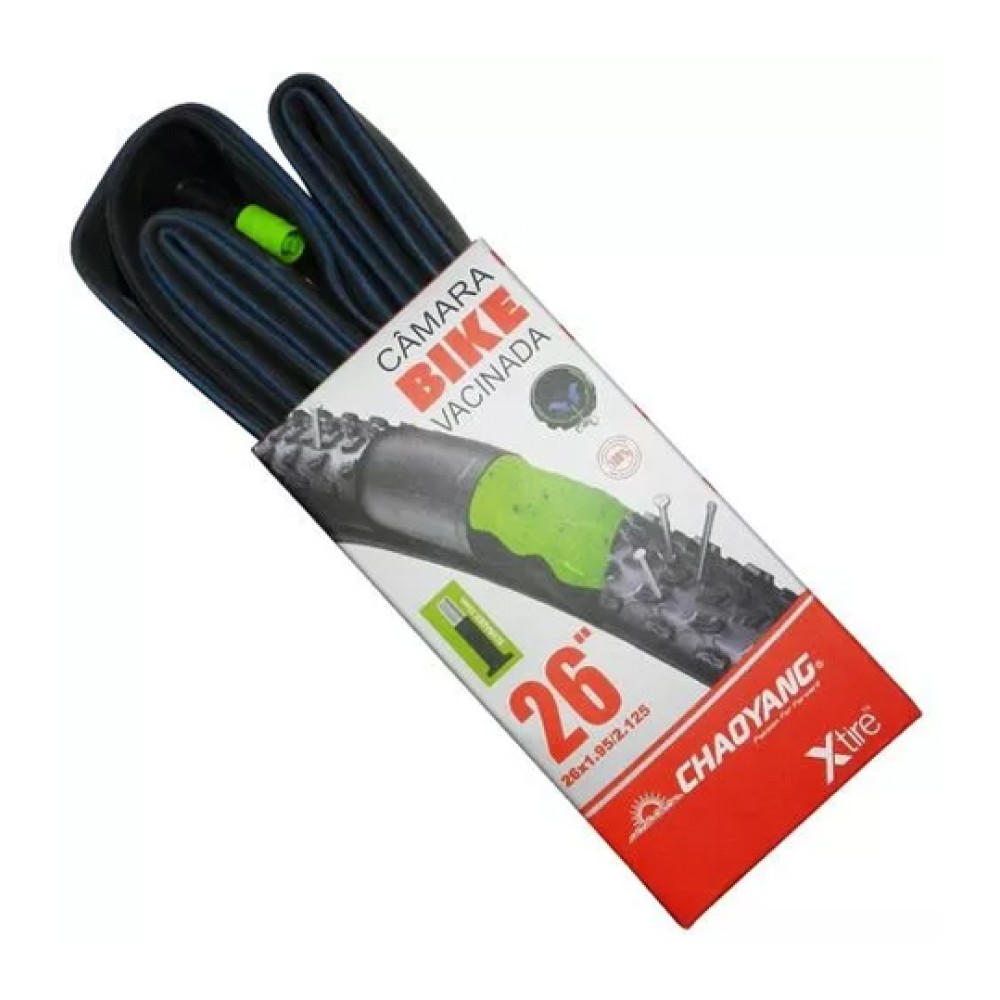 Camara Chaoyang 26x1.95/2.125 Vacinada Bico Grosso Butyl