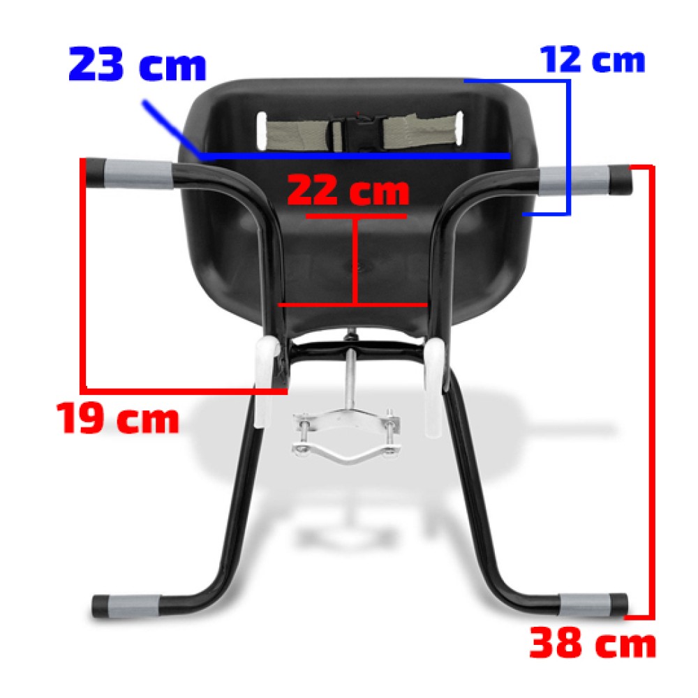 Cadeirinha Criança Bicicleta Assento Luxo C/ Cinto Cores Cadeirinha Criança Bicicleta Assento Luxo C/ Cinto Cores
