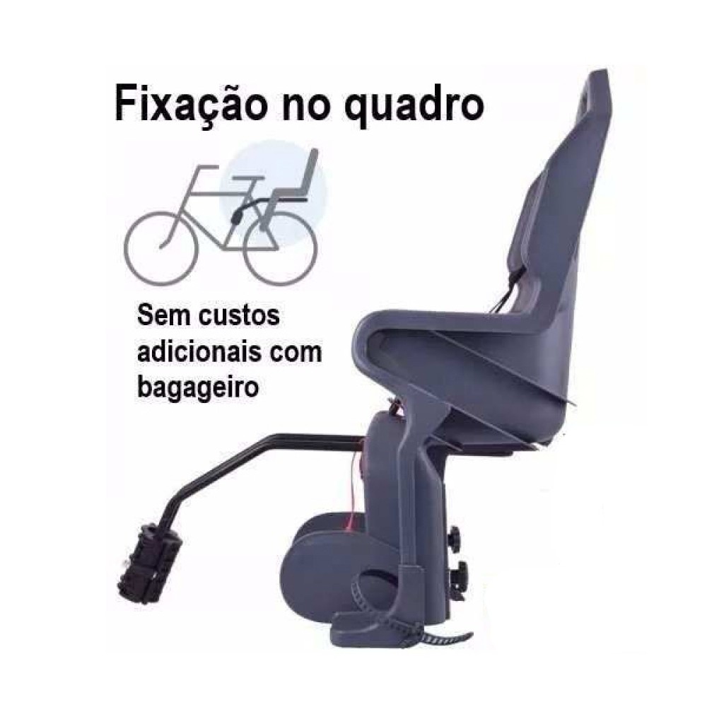 Cadeirinha Criança Bicicleta Polistar Dusk FF Cinto Azul Cadeirinha Criança Bicicleta Polistar Dusk FF Cinto Azul