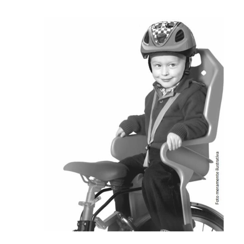 Cadeirinha Criança Bicicleta Polistar Dusk FF Cinto Cinza Cadeirinha Criança Bicicleta Polistar Dusk FF Cinto Cinza